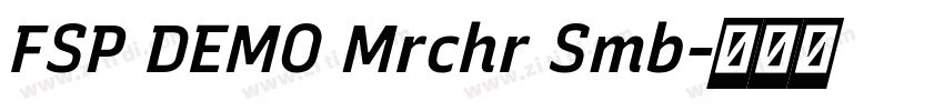 FSP DEMO Mrchr Smb字体转换 FSP DEMO Mrchr Smb字体转换